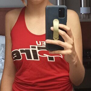 SEU Fire red women's tank top